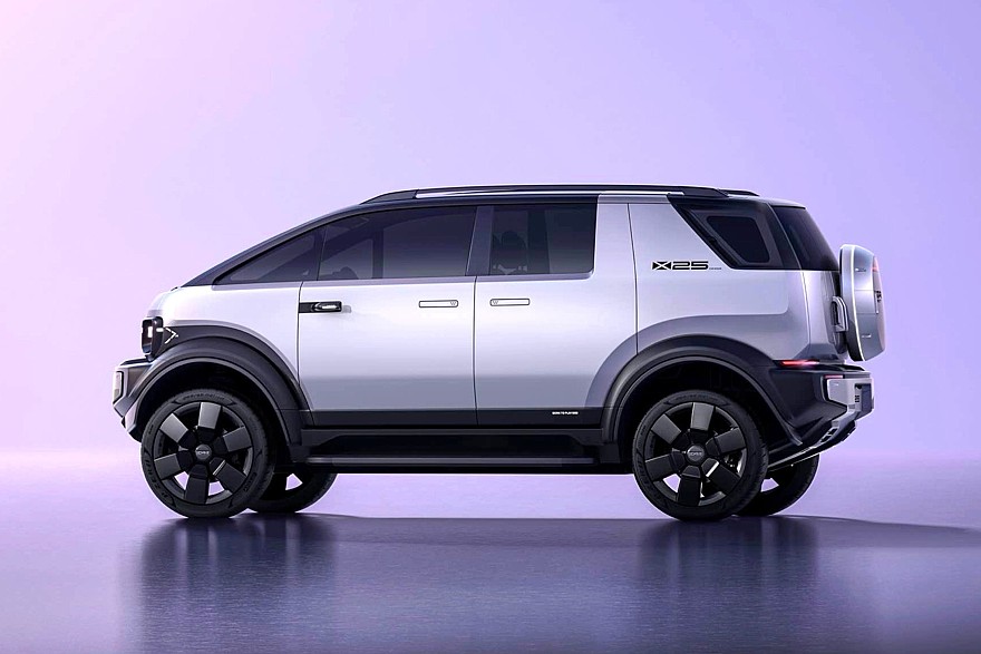 The new iCar X25 has been revealed at media presentation in China ahead of planned public premiere for the new electric powered MPV off-roader at the 2024 Beijing motor show on 24 April. iCar is operated by Wuhu-based Chery Automobile.