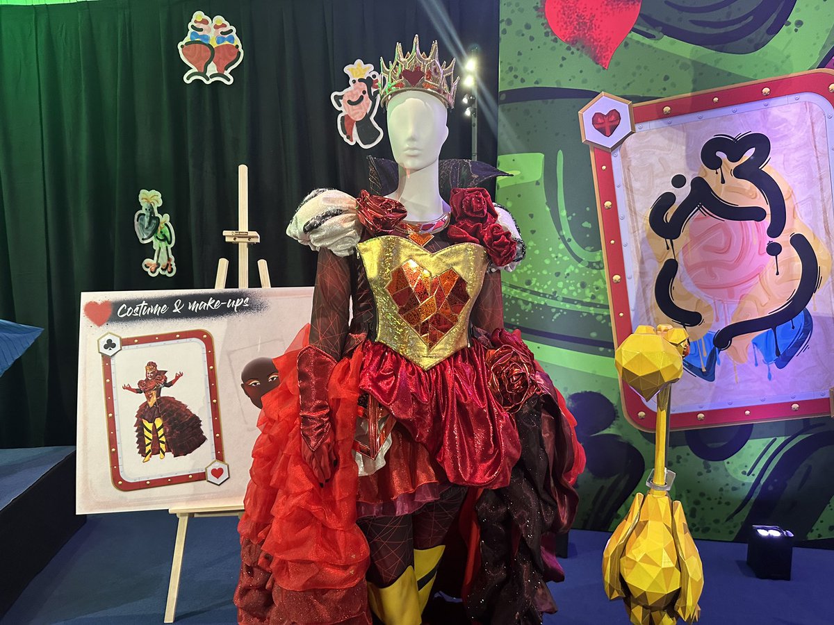 Taking a closer look at some of costumes and props for the new “Alice & the Queen of Hearts: Back to Wonderland” show.