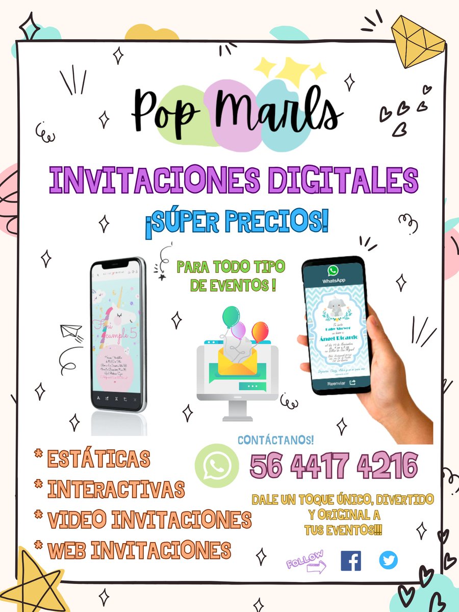 PopMarls's tweet photo. Contáctanos! https://t.co/J5GHEpxgU5