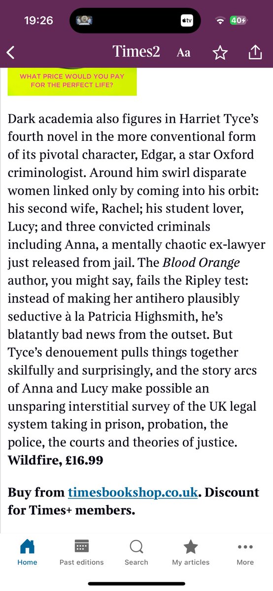 Topping off a great week - v grateful for this review in @thetimes. Thanks to John Dugdale. Also great to be in company with the superb books by @mserinkelly @elliekeel1 & @donwinslow The best thrillers to read in April: Don Winslow takes his final bow thetimes.co.uk/article/9477ed…