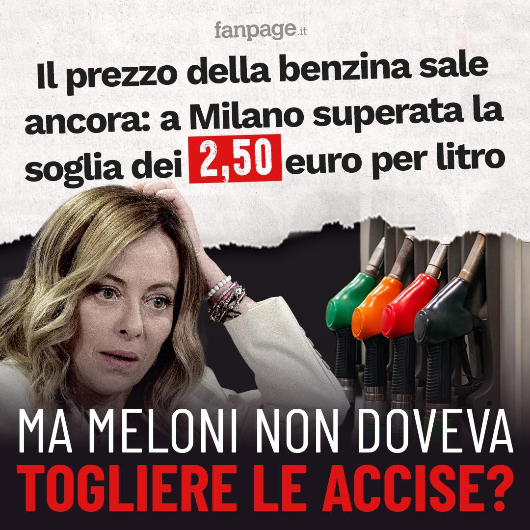 Colpa del #superbonus ! Colpa del #redditodicittadinanza ! Colpa di #Conte ! Colpa di #Putin ! Colpa della #Raggi !
#governomeloni #accise #benzina