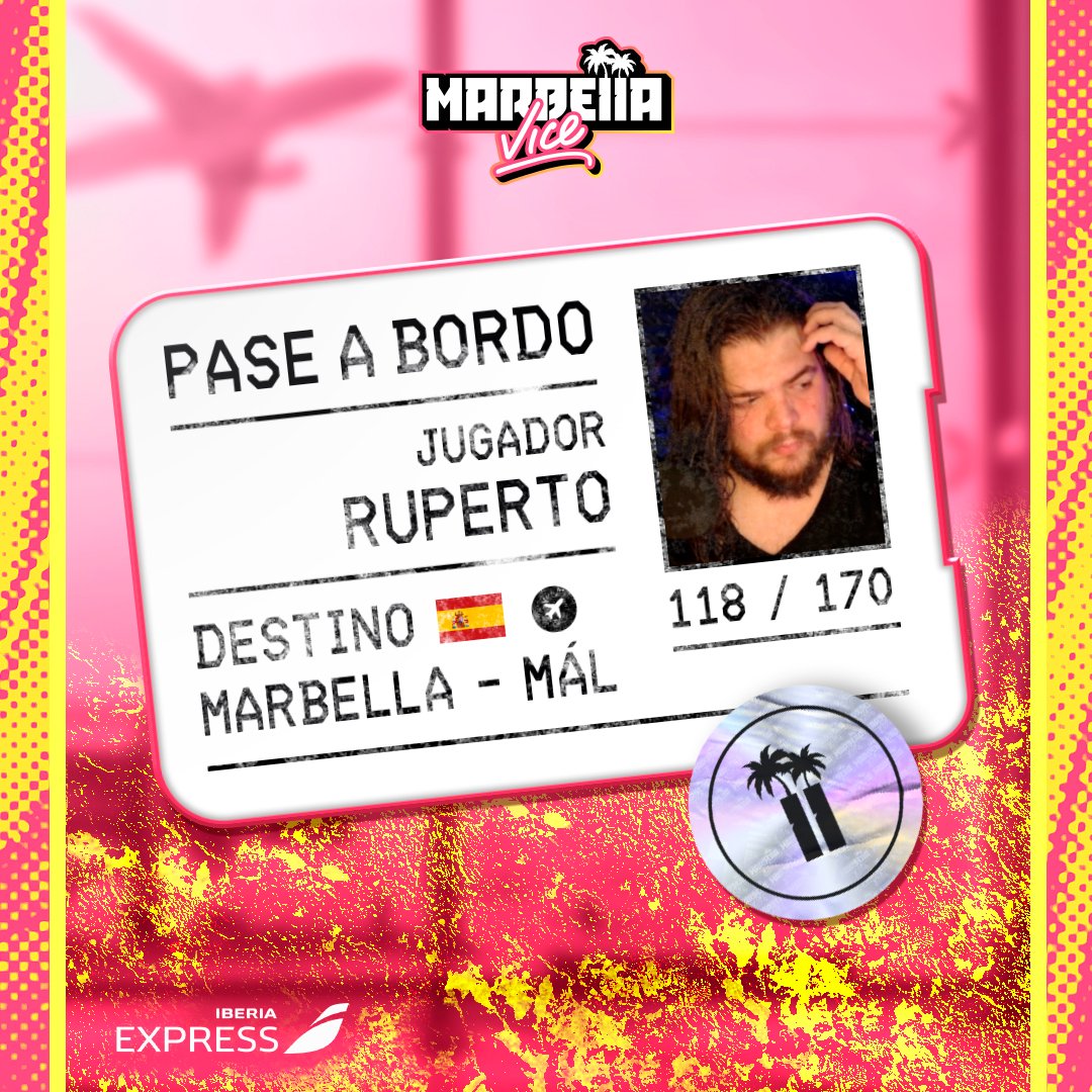 Otro Arkeano? Esto se está llenando de epicidad! Dadle amor a este grande! Bienvenido, Ruperto 😀 @Rupertoxd2 (118/170) #MarbellaVice🌴