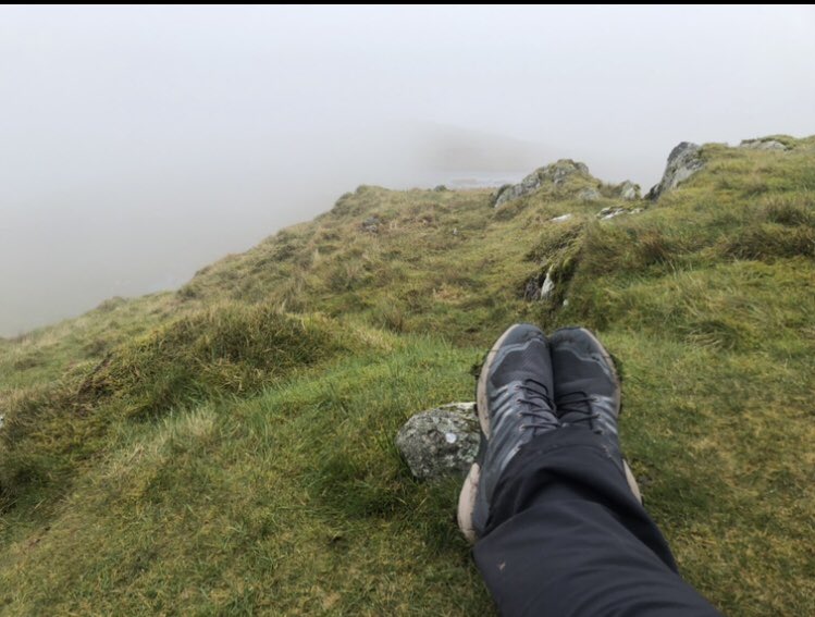 Kimbo26's tweet photo. Wind whipped &amp; drenched - but sticking to the monthly Wainwrights 👍 #GoodForTheMind #GreatToGetOut https://t.co/FrvD7xT0yq