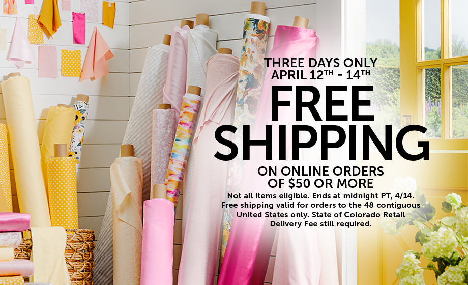 Exciting news! 🎉 Enjoy Free Shipping online all weekend long. 3 days only. Ends 4/14. bit.ly/4cvLjyi