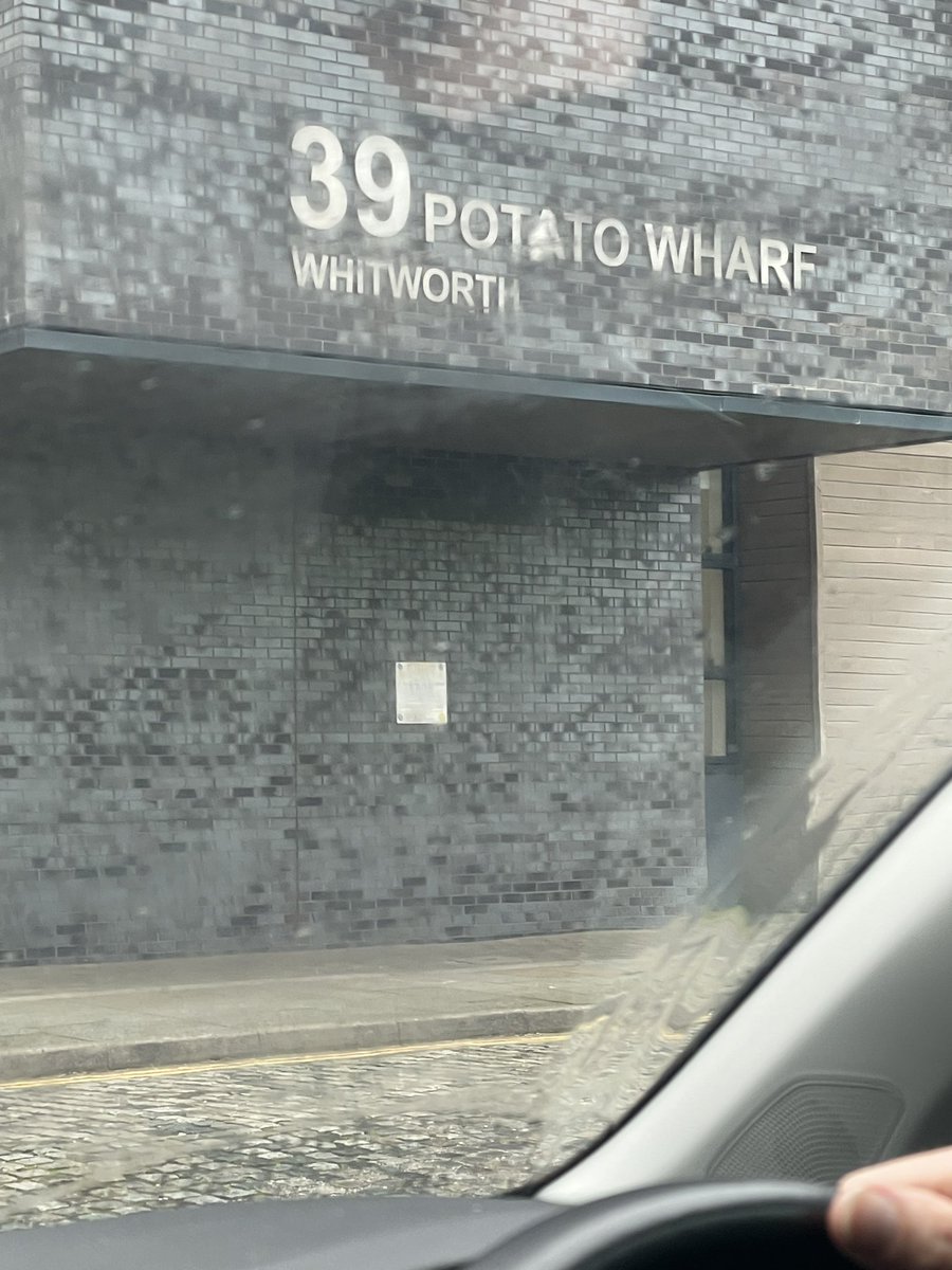 I was out in Manchester last night and saw this. Only true Johnny Depp supporters will really understand this 🤭 #39mashedpotatoes