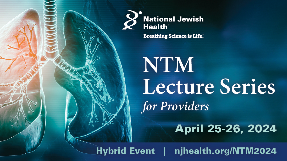 Less than 2 weeks away from the #NTM Lecture Series for Providers. Join to learn the latest in #diagnosis #treatment & more #geriatics #Mycobacteria #radiology #medstudenttwitter #PAMedTwitter #NursesLead #immunocompromised #cysticfibrosis #bronchiectasis bit.ly/NTM2024