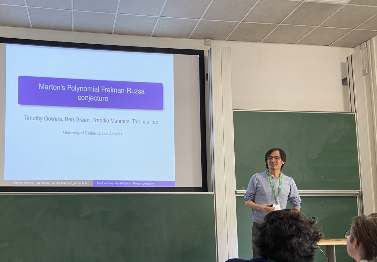 The Tim Gowers event at Cambridge concluded with a thought-provoking talk by Terry Tao on the proof of the Polynomial Freiman–Ruzsa conjecture and its formalisation in Lean. By the end, it seemed the entire audience pondered whether maths as we know it is about to change forever.