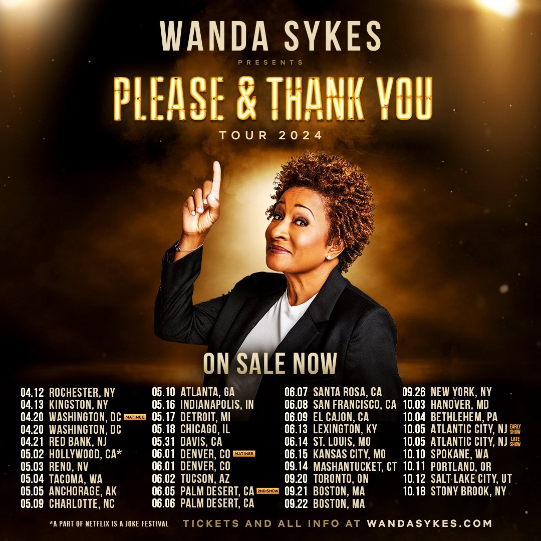 This fall, MORE SHOWS! Tickets at wandasykes.com 🙏🏾#pleaseandthankyou