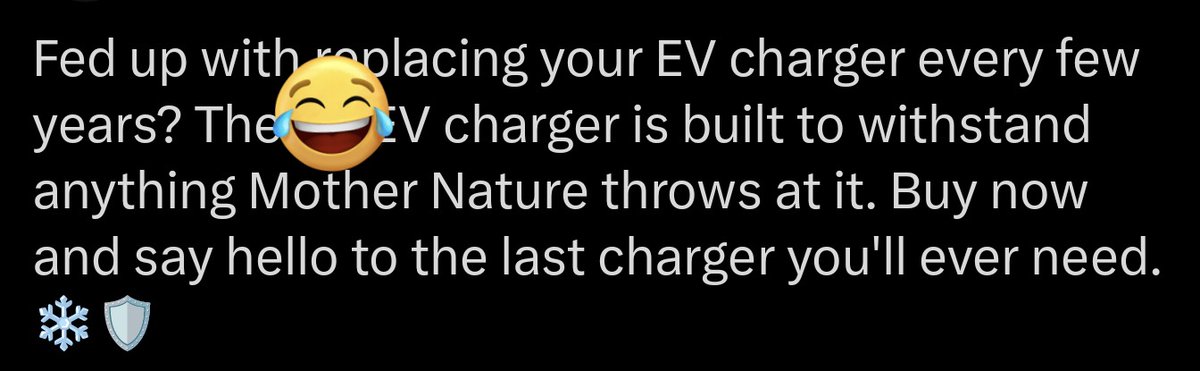 not to give attention to ads but is this a real problem? Is there just a landfill of broken EV chargers out there?