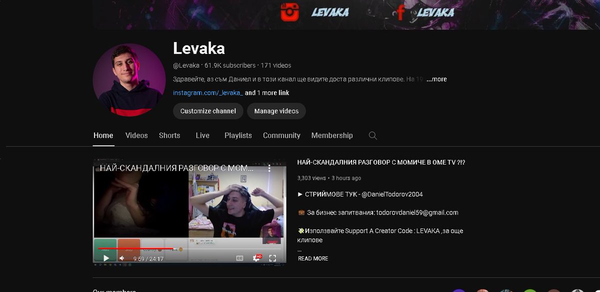 levakaxd's tweet photo. @TeamYouTube Hello, I have a problem and I can't stream for more than 2 weeks now. Could you please fix the problem in the channel? I also want to say that I am not under 13 years of age, it was a mistake.
My channel :https://t.co/RXiwmKDkYn https://t.co/PDfhLV3iAZ