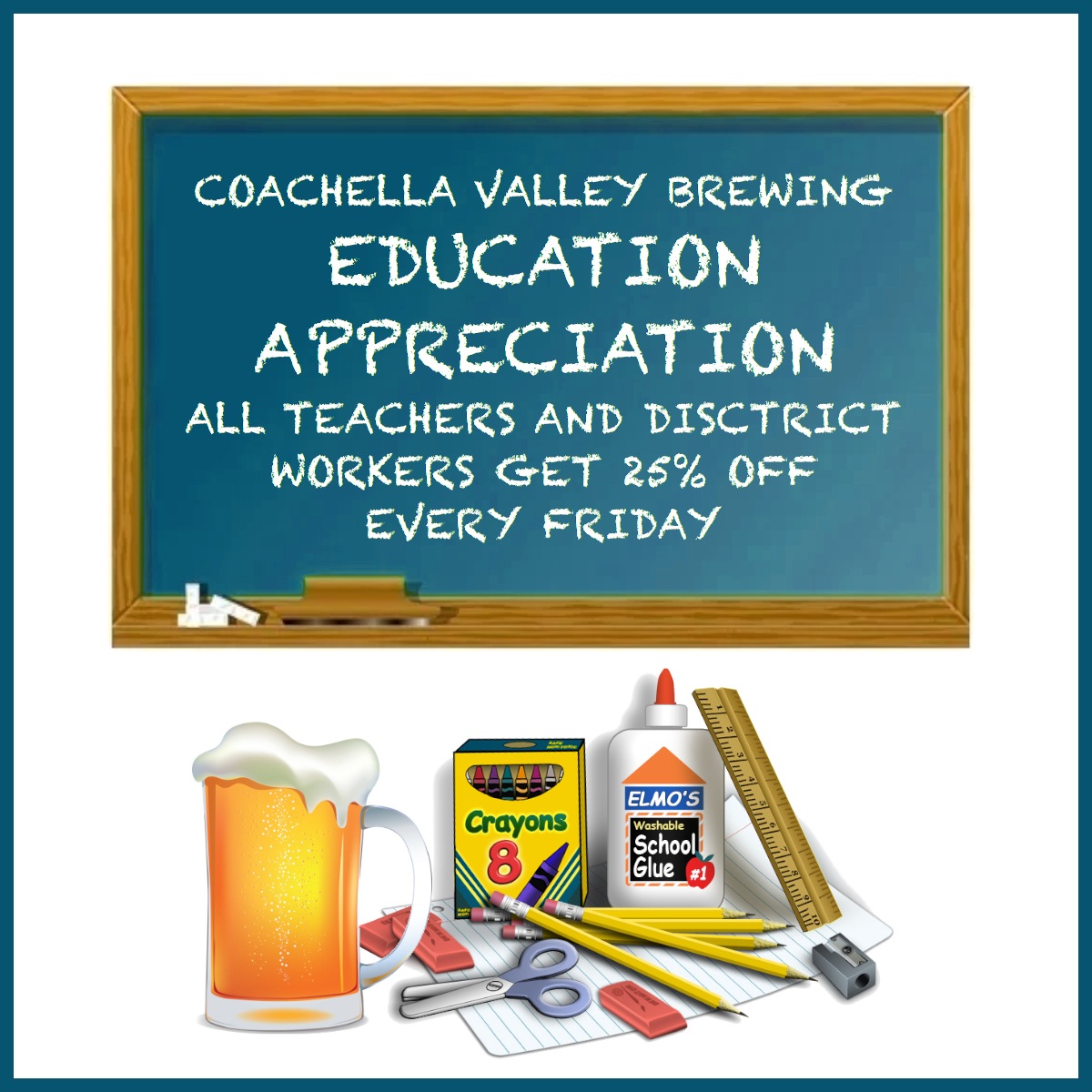 Friday is for the educators at CV Brewing!