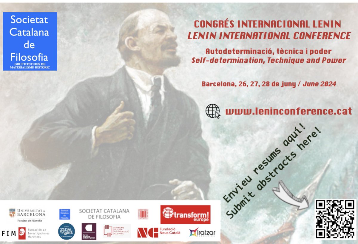 🔴Congrés Internacional Lenin / Lenin International Conference. ▶️Aquestes són les conferències plenàries / Plenary lectures below