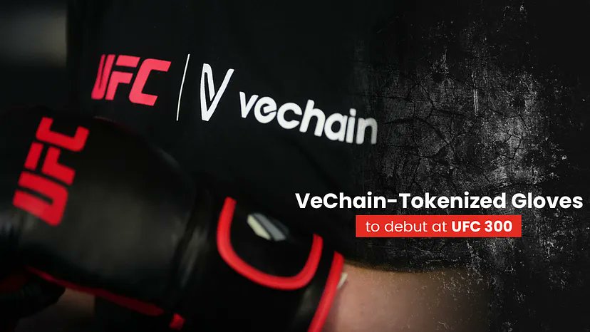 CryptoBusy's tweet photo. 🔥 BREAKING: #VeChain has announced that they will integrate Blockchain in UFC fighter gloves, showing REAL-WORLD ASSET tokenization to more than 900Million+ global viewers! 📈

According to @vechainofficial, an integrated $VET powered chips will provide an immutable record usage, and ensures fans who receive gloves gets a genuine product, authenticated by blockchain!

We're just getting exciting here and this could be the most hottest RWA update right now! 

@vechainofficial @ufc @danawhite