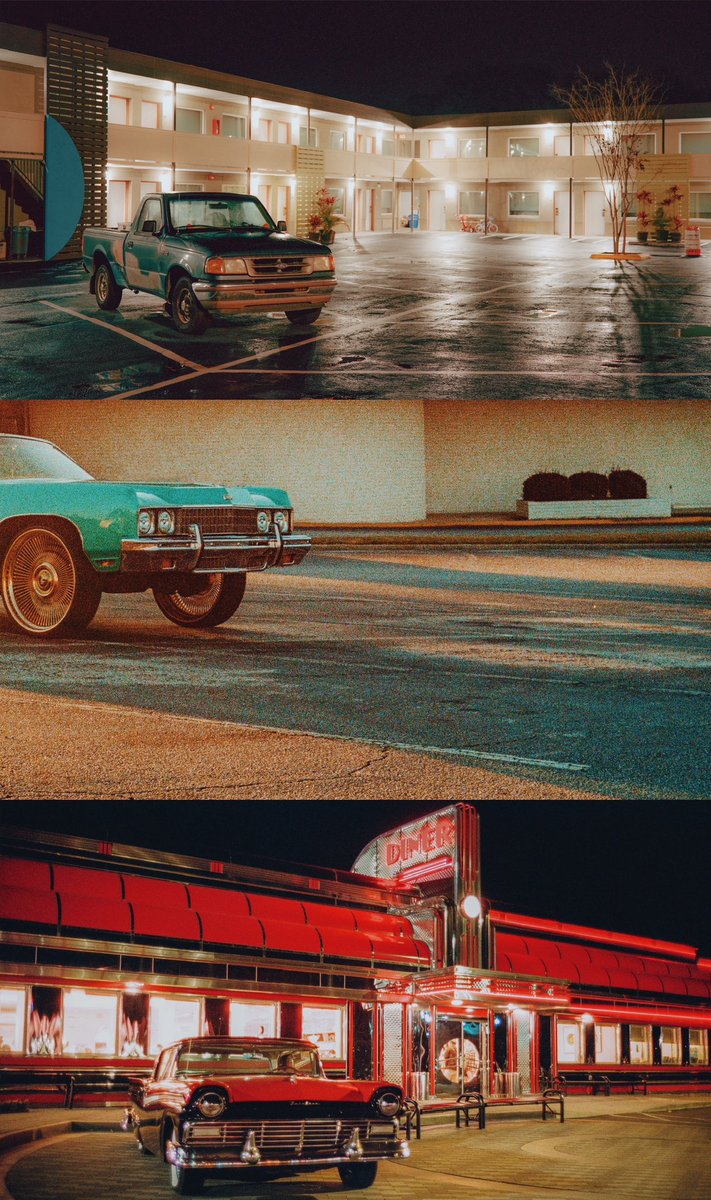 A collection of vintage cars on 35mm film (open to see more)