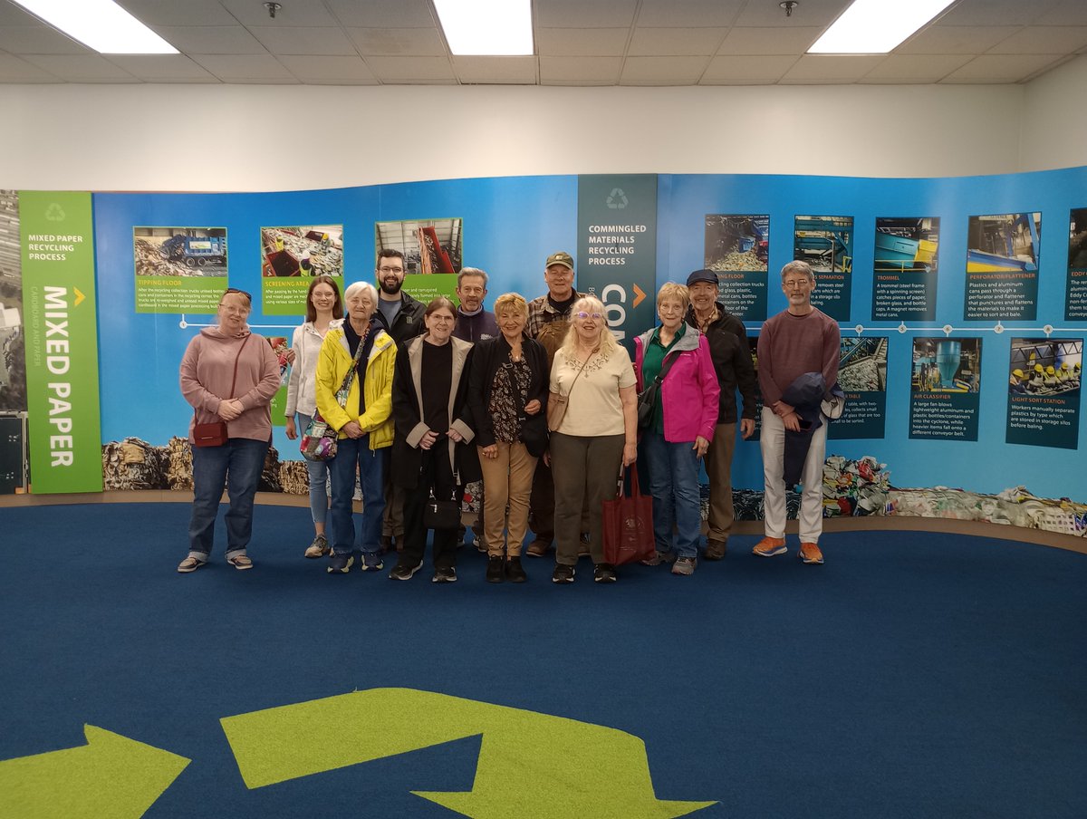 UUCR members toured the Montgomery County Recycling Center today to see how the recycling magic happens and learned more about the importance of keeping paper recycling separate from plastics and metal. #uucrockville #SocialJustice #EarthMonth #unitarianuniversalist #rockvillemd