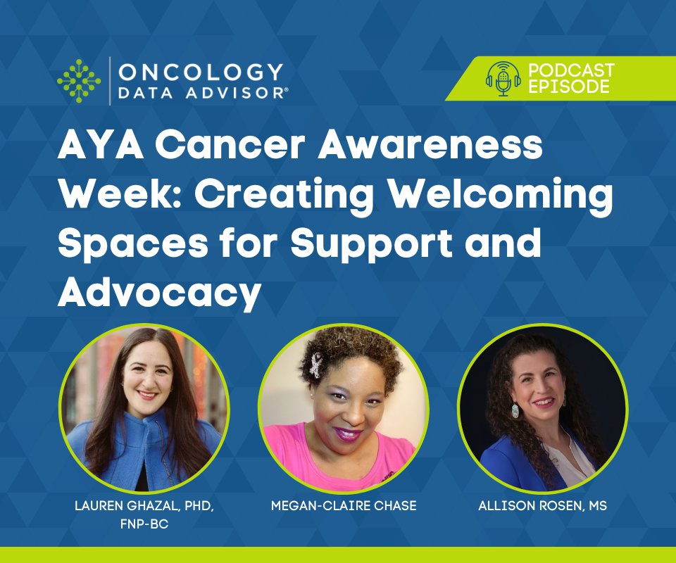 In Celebration of #AYACancer Awareness Week, OncData Board members @lghazal, @warriormegsie, and @ARosen380 sat down for a conversation about the value of turning to the #AYA community and building inclusive #support spaces for all patients: oncdata.com/news/aya-cance…