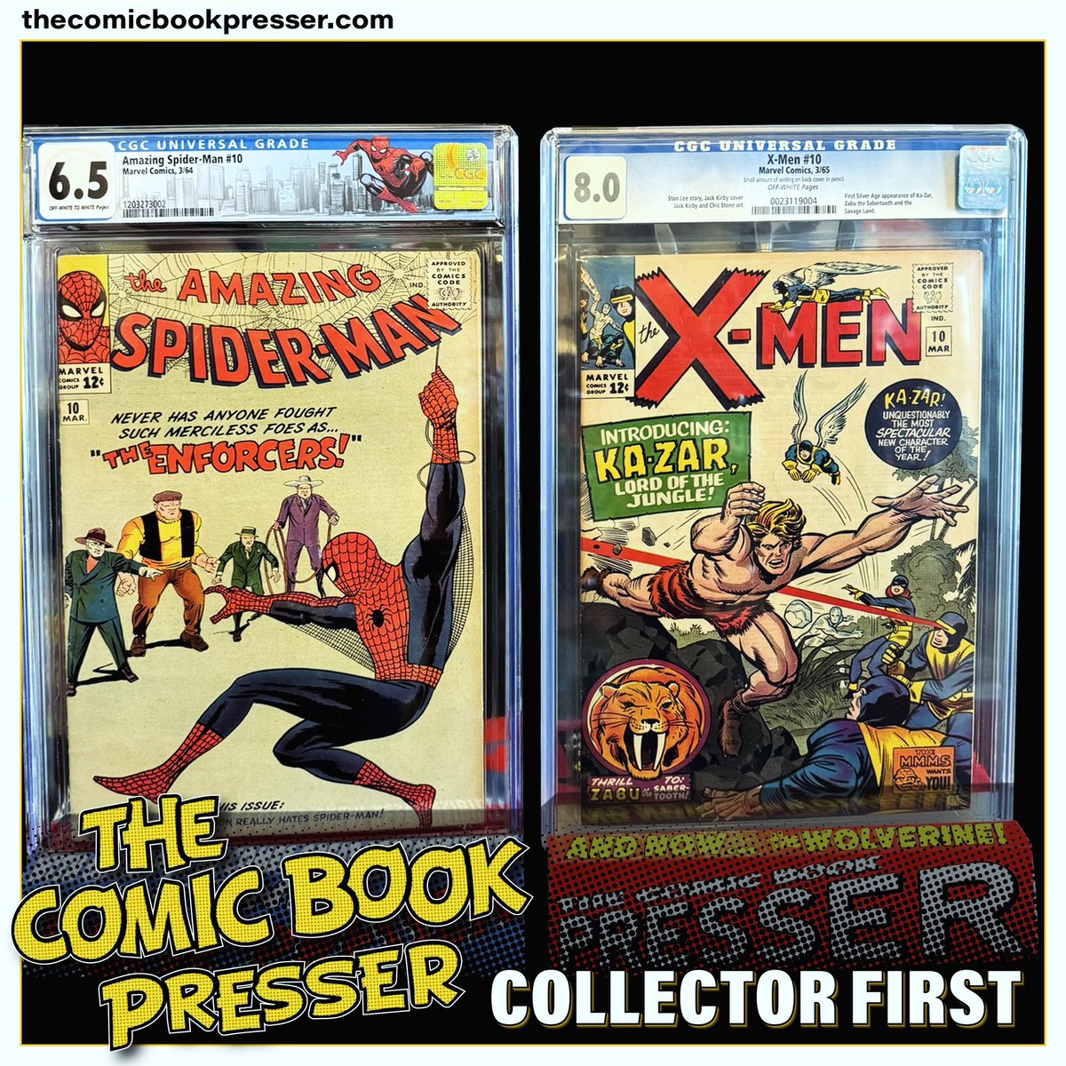 A Collector’s Journey: Amazing Spider-Man and X-Men. Round 10!

#thecomicbookpresser #xmen #spiderman #marvelstudios #comics #comicbookpressing #comicbooks