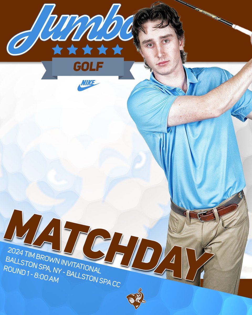 MGOLF | Out in the Empire State!! #TuftsMGOLF takes part in the Tim Brown Invitational today in the first day of action at Ballston Spa GC, hosted by Skidmore College! Live results at gotuftsjumbos.com! #JumboPride // #GoJumbos // #d3golf