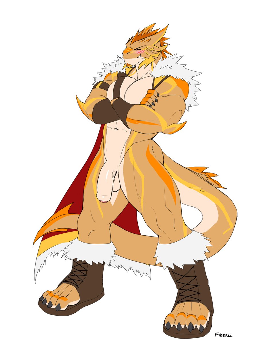 Love Ched too much, so I redesigned him to fit in my standard hoard of dragon men 🥰