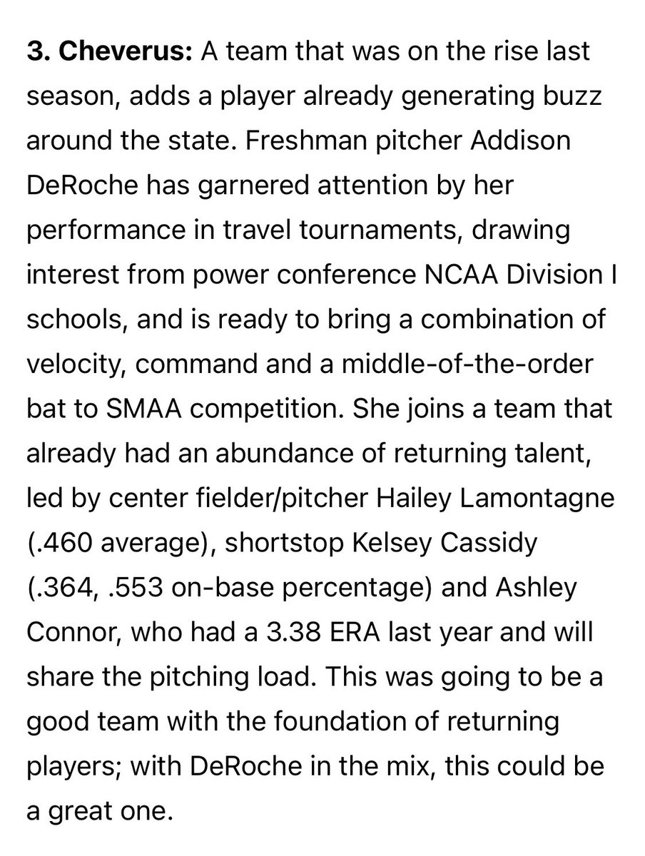 Thank you @dbonifantMTM for the kind words! Honored to be a teammate @Cheverus_Stags Can’t wait to finally play with and in front of friends and family! pressherald.com/2024/04/10/sof… (Via Press Herald)