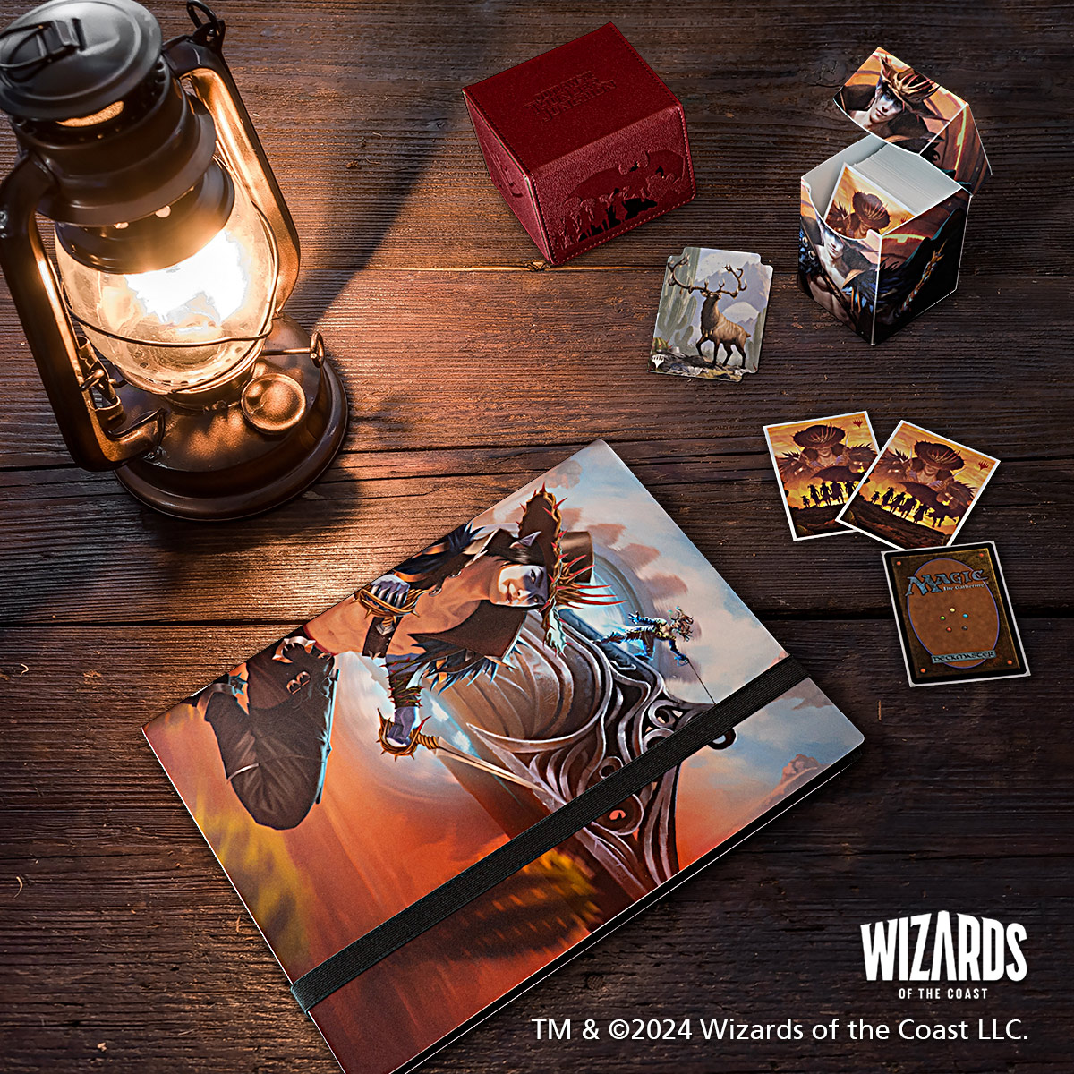 Saddle up, pardners! 🤠 Outlaws of Thunder Junction is here, and these accessories are ready to ride! 🏜️🏇 Strap on your spurs and stock up on provisions, including the newest release of our fan-favorite APEX sleeves! 🐴 🌵⭐ #MTGThunder #MTG #UltraPRO bit.ly/4aSrIqd