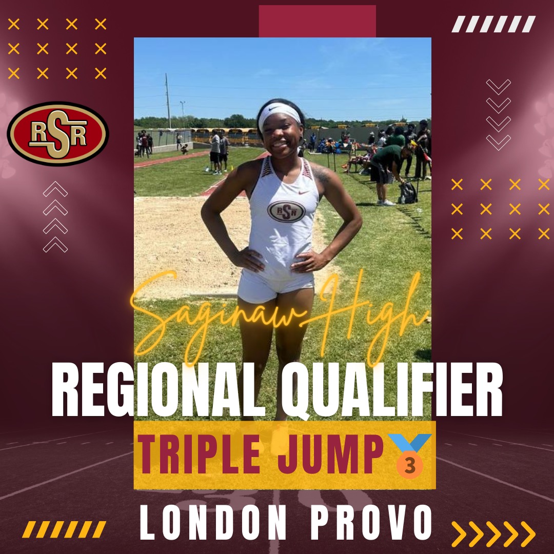 📢 🚨REGIONAL QUALIFIER: London Provo leaps to a 3rd place finish in Triple Jump with 36'5'. #LubbockBound @emsisdathletics @saginawhstx @CoachPetersSHS @abendschan