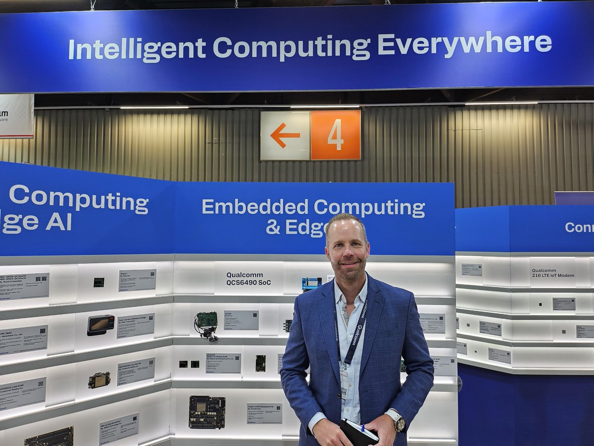 What an amazing week at Embedded World #ew24! Beyond reconnecting with partners and friends, it was exciting to see @Qualcomm #IoT momentum build up with 35 partners showcasing innovative solutions based on our industry leading #Snapdragon platforms across the show floor. 🧵1/8