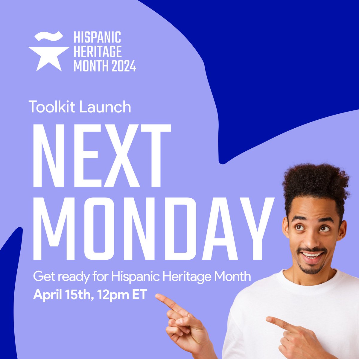 Join us for the grand launch of our 2024 Toolkit next Monday at 12 pm ET and jumpstart your early planning for #HispanicHeritageMonth 🌟
Register now bit.ly/HHMToolkitLaun…
#TogetherWeShine