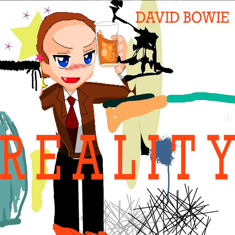 I feel that my reinterpretation of the david bowie reality cover didn't get enough love when it first dropped. I found an anime frasier with half an arm to use. look into his soulful blue eyes.