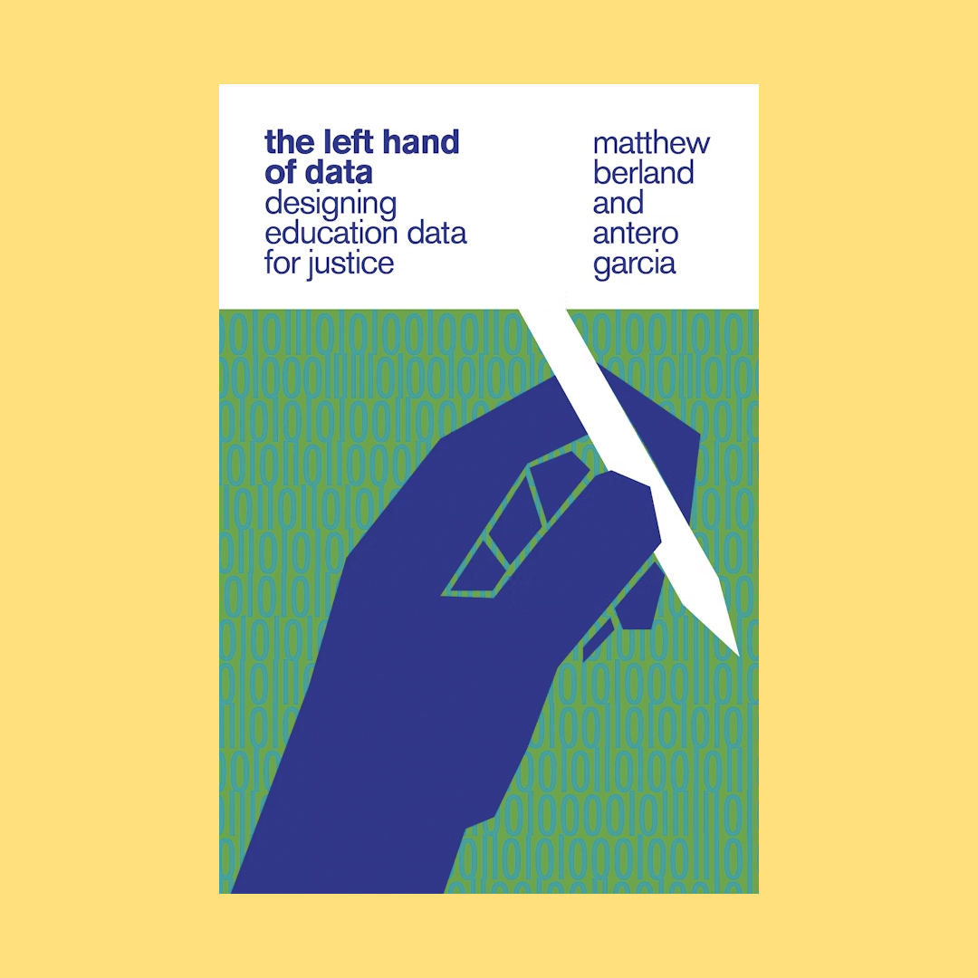 If you're in town for #AERA24, visit booth 327 at 3 pm tomorrow for a book signing with the authors of 'The Left Hand of Data,' @anterobot and Matthew Berland. We will also give away five copies of the book — first come, first served. @AERA_EdResearch