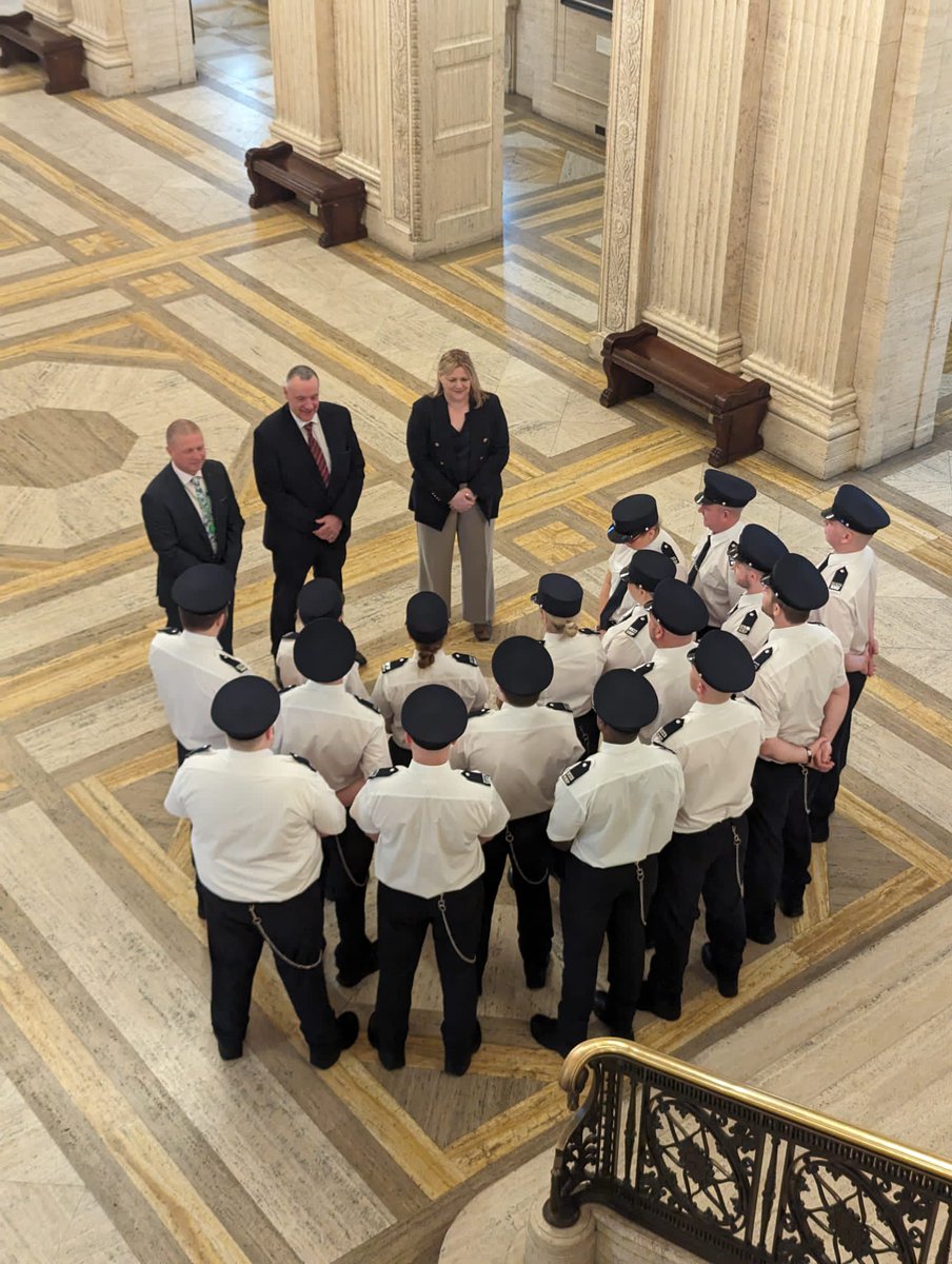 Today we welcomed 17 new Prison and Night Custody Officers into the Service. They will play a crucial role in supporting and challenging prisoners to change.