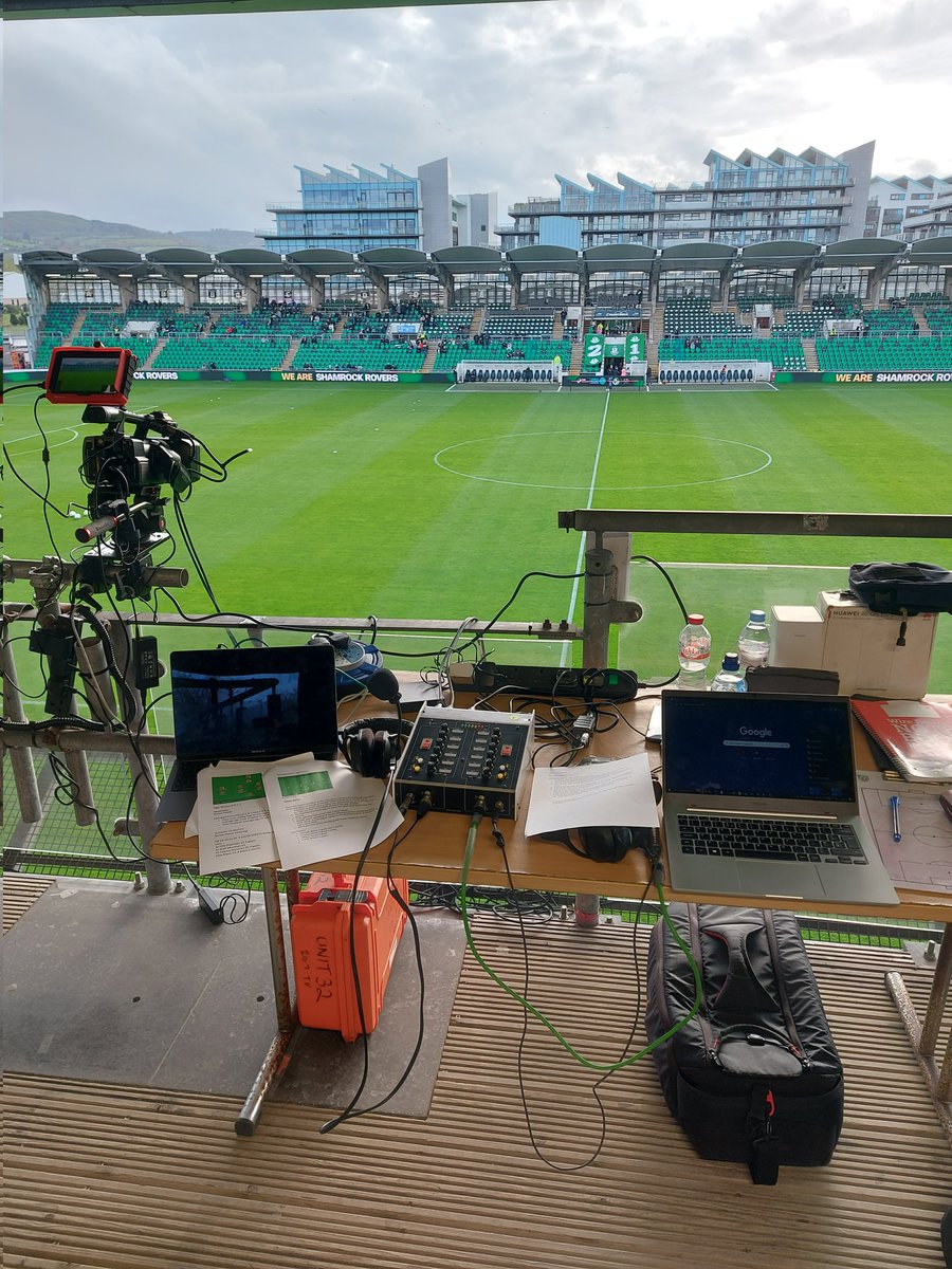 Building up nicely here in tallaght. Join @ConMurphySport and I on #LOITV for @ShamrockRovers v @sligorovers at 8pm.