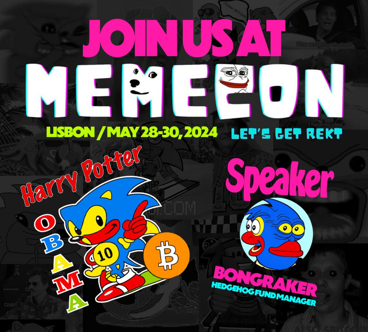 Will you be coming to @MEMECON_lol ? Sprotos will be on the scene along with a speaking ceremony from @BONGRAKER Use our discount code link to save 90% on your ticket! Link in thread!