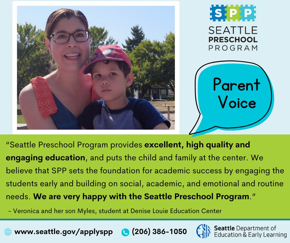SeattleDEEL's tweet photo. #SeattlePreschoolProgram Apply today! Visit https://t.co/fb5I5pXcQf or call (206) 3860-1050. @SeattleDEEL #SPP2024 https://t.co/hVldNM7OXs