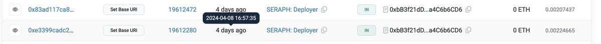 Seraph_global's tweet photo. We are deeply grateful for the growing love and support from our community. However, this popularity has also attracted the attention of scammers and thieves. Following a recent incident of NFT theft, we've been approached by new victims from time to time, highlighting the need for a unified response plan. 

In the morning of April 7th, a team member's 35 Soul Series NFTs were stolen. By the time the theft was discovered the next day, only a few NFTs had been sold by the thief. After careful consideration, we quickly implemented a response plan. We modified the images and traits of the stolen items to prevent further misuse and checked the NFTs that had been traded before our announcement to avoid harming innocent players. 

On April 9th, we issued a public announcement and requested marketplaces like OpenSea, Blur, and OKX to freeze the stolen items and to consider banning their listing. Additionally, we issued warnings through our community channels, Twitter, and other platforms, outlining our response and establishing a blueprint for handling future incidents of NFT theft. Our plan was widely disseminated by the media once confirmed.

We promptly reached out to Blur to address the stolen assets and were informed that Blur does not freeze stolen assets. However, they mentioned that users could choose to bid based on traits. 

Despite measures in place, there were still instances of incidentally bids on stolen assets, for which we express our deepest regret. We are earnestly seeking better solutions to combat NFT theft and encourage those purchasing NFTs to pay closer attention and familiarise themselves more with Seraph. For players who bid on stolen NFTs after our announcement, we sincerely apologize for your loss.

P1 Time we modified the metadata 
P2 Time of announcement 
P3 The warning ⚠️ sign of OpenSea
P4 Place trait bid on Blur, don’t bid all collection