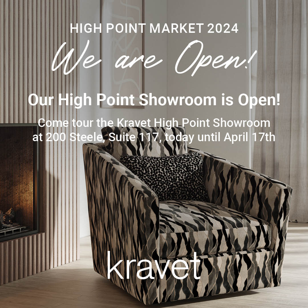 We're live from High Point Market! Explore a modern moment at the Kravet Showroom -- Suite #117 at 200 Steele. Discover sleek, contemporary designs from Kravet and, for the first time at High Point Market, Lee Jofa Modern.