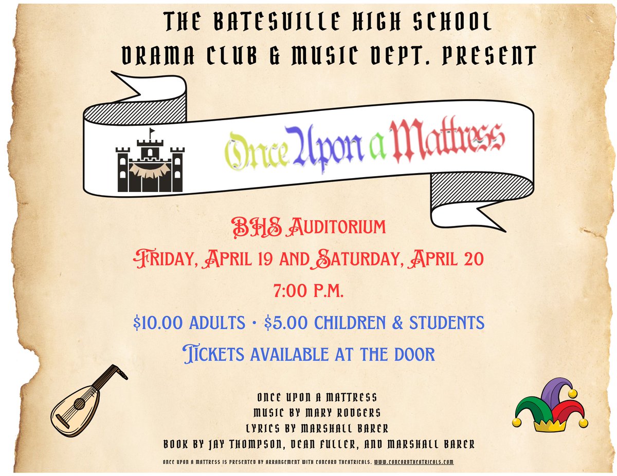 Purchase advance tickets to the musical here: showtix4u.com/event-details/… Tickets will also be available at the door.