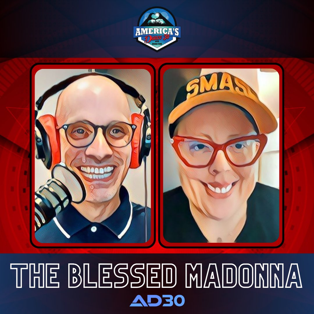 Thanks again to @Blessed_Madonna for chatting w us this week! if u missed any of the chat, search America's Dance 30 wherever u get your podcasts, and Follow/Subscribe. The full chat hits all platforms Monday!! Or tap: tiny.cc/americasdance30 #AD30 AmericasDance30.com