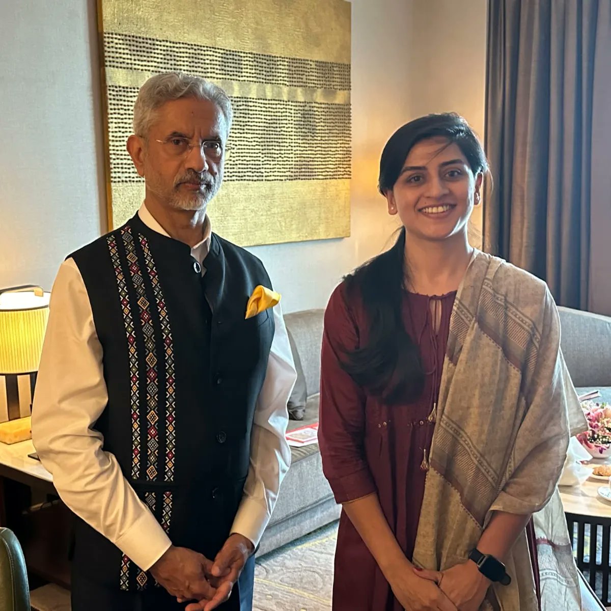 Flagbearer of #WhyBharatMatters in the World - our Hon'ble Union Minister of External Affairs, @DrSJaishankar ji. Welcome to Pune! 🙏