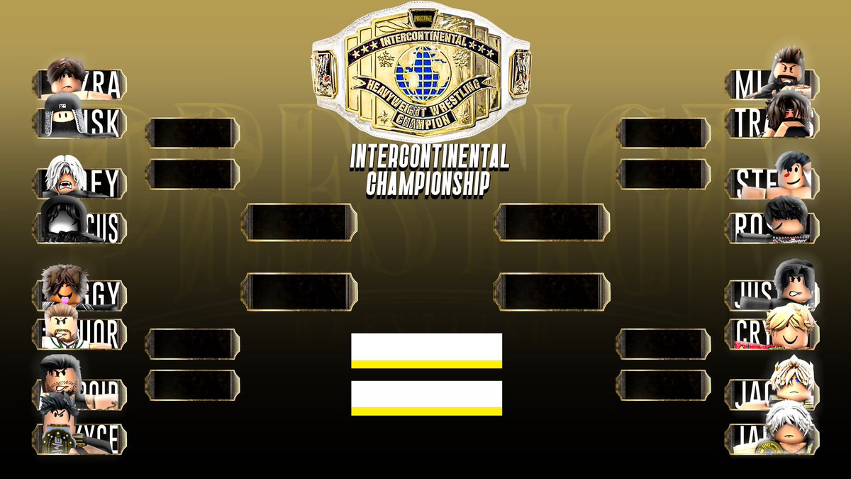 TOMORROW The Intercontinental Championship TOURNAMENT BEGINS, 16 Superstars Fight It Out Night By Night To Win One Of The Highest Rated Belts In The Division. Who Takes Home The W?