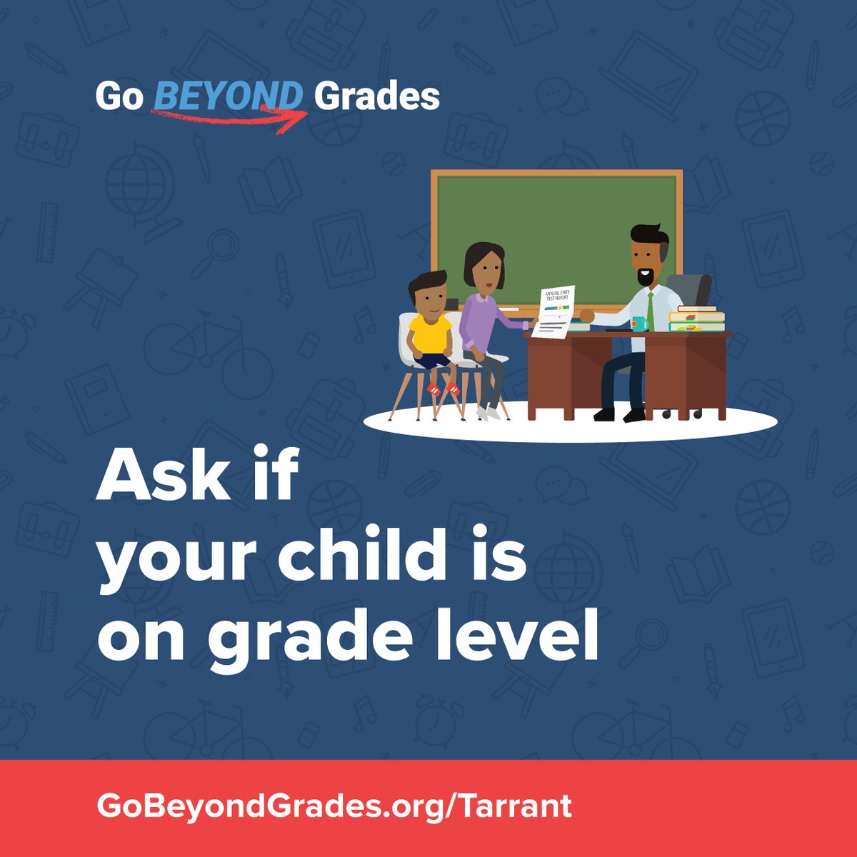 Fort Worth parents are strong advocates for their child’s education, but many do not know that their child is behind. That’s why I joined #GoBeyondGrades, a campaign urging parents to know if their child is on grade level and tools to help them catch up. 🔗GoBeyondGrades.org/TARRANT