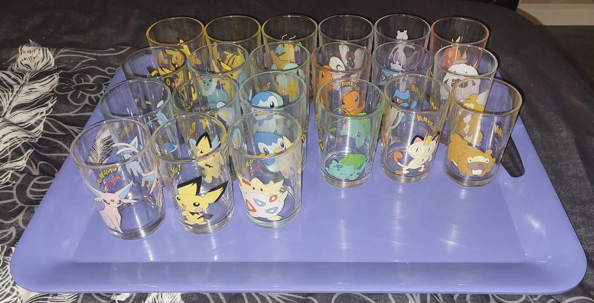On en parle de ma collection de verres (moutarde) Pokémon 😂😅
#Pokémon #PocketMonster