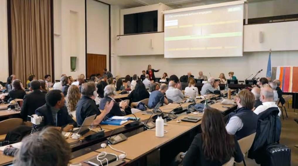 PascaleFressoz's tweet photo. 📸 #AIODD en images : discours, intervention dans l'atelier sur comment les #ODI accélèrent les #ODD et présentation de notre #ManifestePaixetDurabilité à la 𝗝𝗼𝘂𝗿𝗻𝗲́𝗲 𝗜𝗻𝘁𝗲𝗿𝗻𝗮𝘁𝗶𝗼𝗻𝗮𝗹𝗲 𝗱𝗲 𝗹𝗮 𝗖𝗼𝗻𝘀𝗰𝗶𝗲𝗻𝗰𝗲 𝗮̀ 𝗹’@ONU_fr, par @caux_iofc, le 5 avril. https://t.co/MyOdHBWOWH