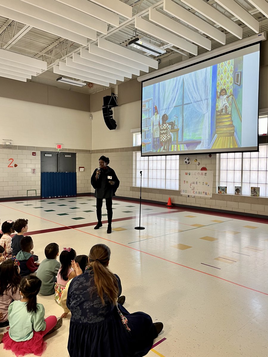 MeyerLib_SD735's tweet image. Meyer had the pleasure of hosting award-winning author, illustrator, and artist Cozbi Cabrera (@CozbiHandmade) this morning! Everyone had a great time- what a fantastic way to start our day! 📚❤️