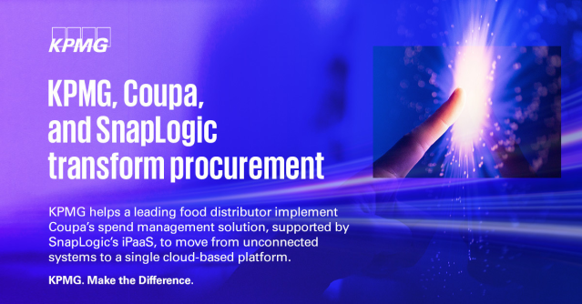 Learn how @KPMG_US, @Coupa, and @SnapLogic helped a leading food distributor shift billions in #procurement from legacy software and disparate systems to a seamless, cloud-based solution. #spendmanagement #clientstories bit.ly/4awPTuG