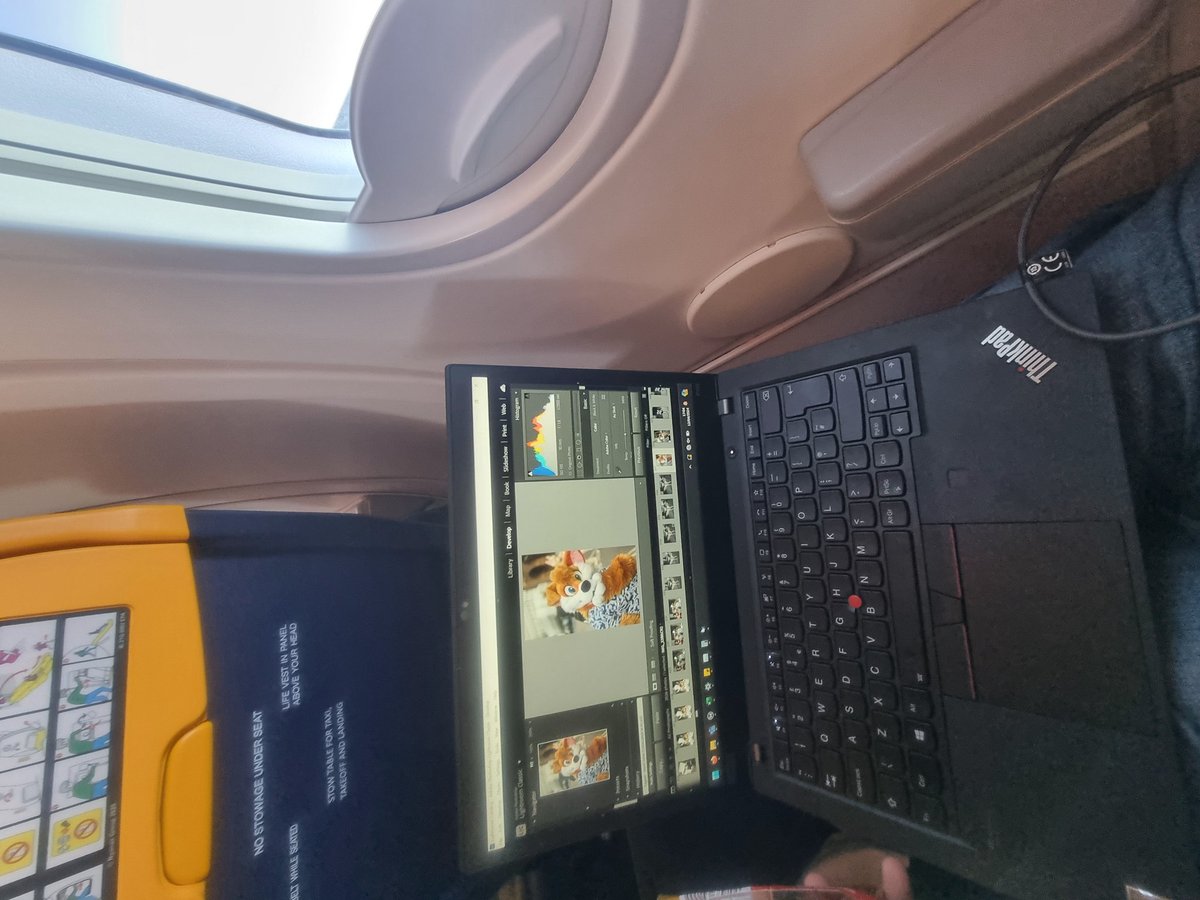 Photo editing 38k feet in the air (more photos coming soon my backlog is mostly gone)