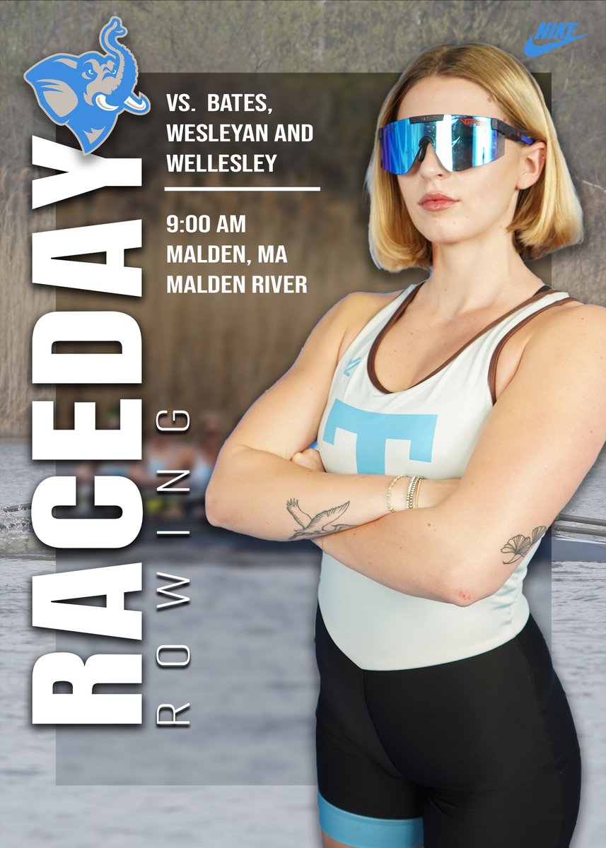 ROWING | Last home meet of the spring season!! It's Malden Racing Series #2 today for the Jumbos, as Tufts welcomes in Bates, Wesleyan and Wellesley for some exciting action down on the Malden! Tufts boats start at 11 AM, racing at 9 AM! #JumboPride // #GoJumbos // #d3rowing