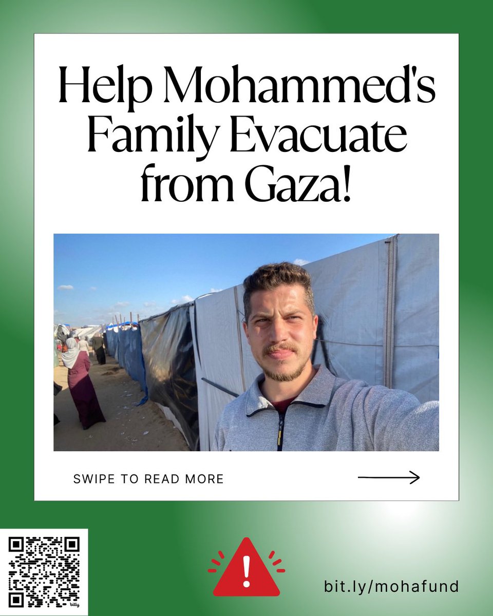 The fund for @hamada_redwan has enough for 1 evacuation! Because of the violent operation in central Gaza, his family will now be displaced for the 5th time in 6 months. ❗️His father still needs urgent medical care & cannot walk. Help double $10k CAD: gofundme.com/f/building-up-…