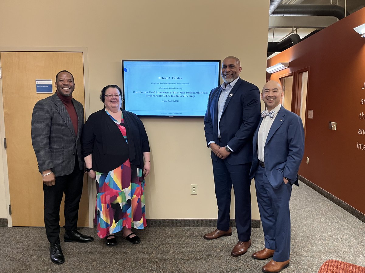 We are pleased to announce that Robert Delaleu, Ed.D. has successfully defended his dissertation! Congratulations, Dr. Delaleu!