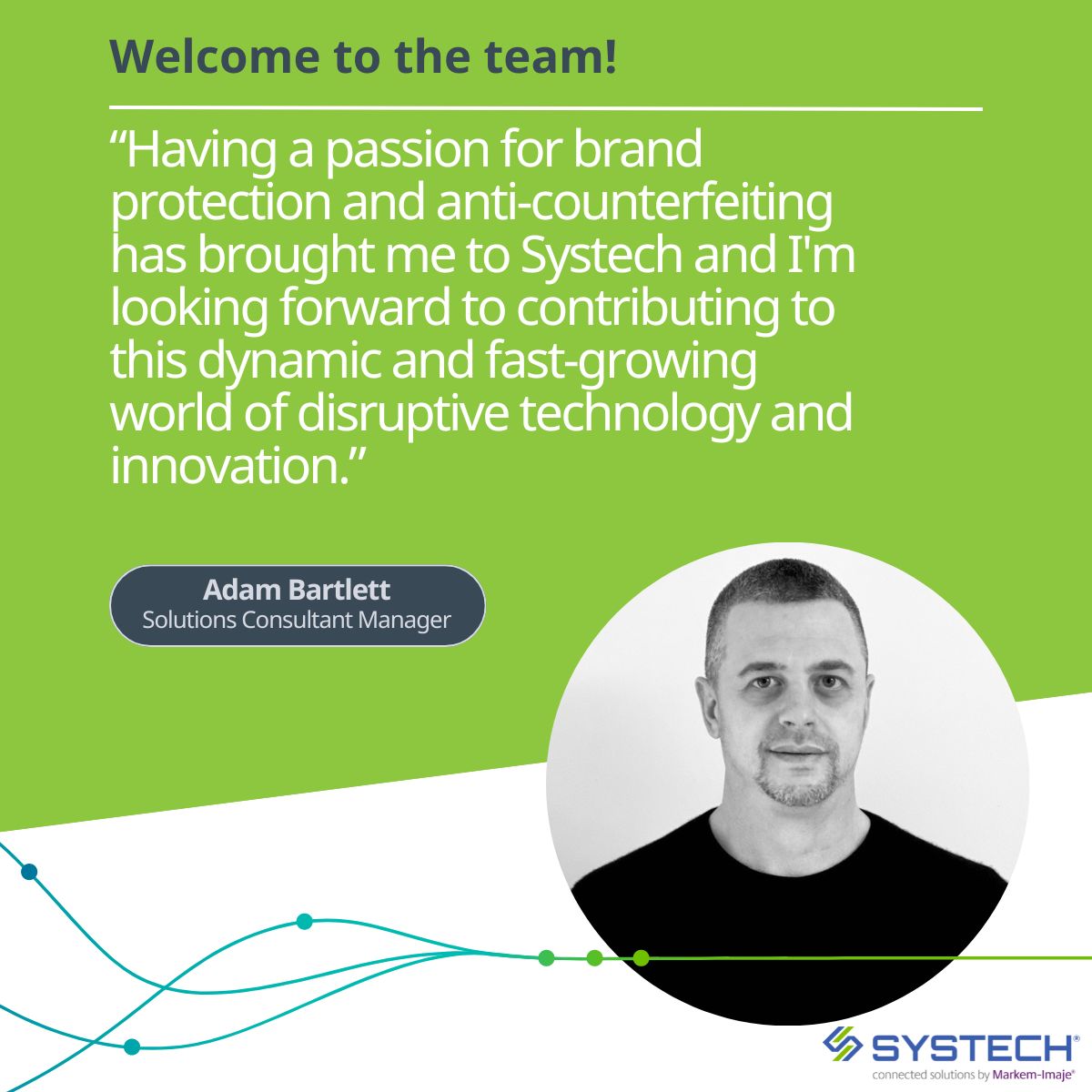 SystechOne's tweet image. Join us in welcoming Adam Bartlett, our newest team member! 🌟 Thrilled to have you on board for this amazing adventure! Outside of work, Adam enjoys spending family time with his 2 kids and loves to travel and cook. 

#newteammember #Systechone #teamwork #familyman